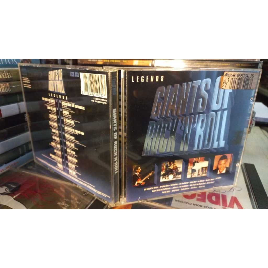 Cd - Giants Of Rock 'n' Roll - Legends - NOVO -Jerry Lee Lewis - Chuck Berry Bill haley Little richard roy orbison carl