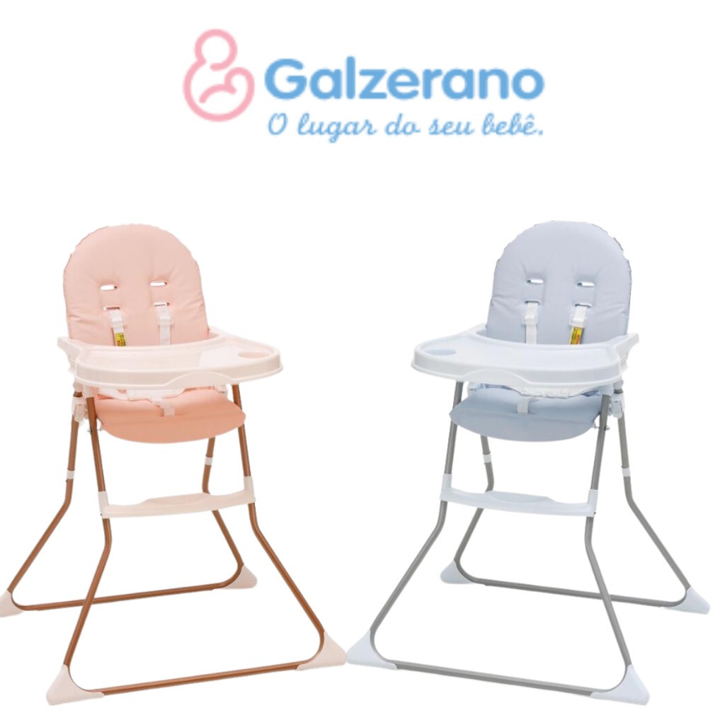 Cadeira de Alimentação Galzerano Cadeirinha De Bebê Infantil Dobrável Compacta Até 23Kg Oferta em Oferta na Shopee