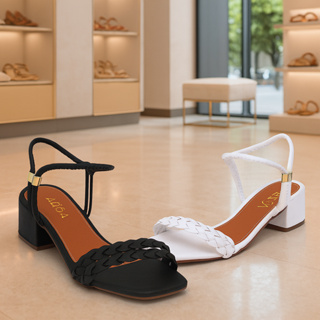 Sandália Feminina  Rasteirinha Confortável Salto baixo /Kit 2 Pares Casual moda 2026  Elegante Dia a Dia em Oferta na Shopee