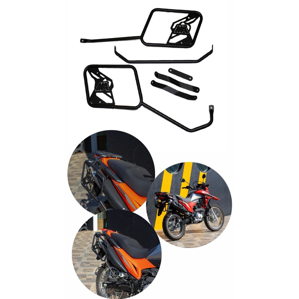 Afastador de Alforge Bros 2009 em diante / XRE 190 2016 em diante preto
