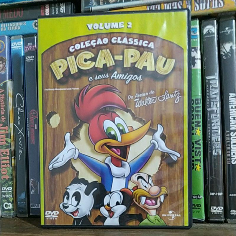 Dvd Pica-Pau e seus amigos Volume 2 - Original ( usado )