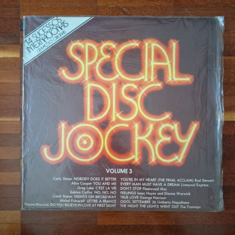 LP Special Disc Jockey Vol.03 (1978) Alice Cooper / Rod Stewart / Fleetwood Mac / Isaac Hayes / George Harrison