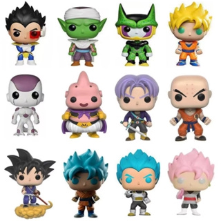 Bonecos Colecionáveis Dragon Ball - Goku,Vegeta,Kuririn,Piccolo,Cell,Majin Buu,Mestre Kame,Shenlong. em Oferta na Shopee