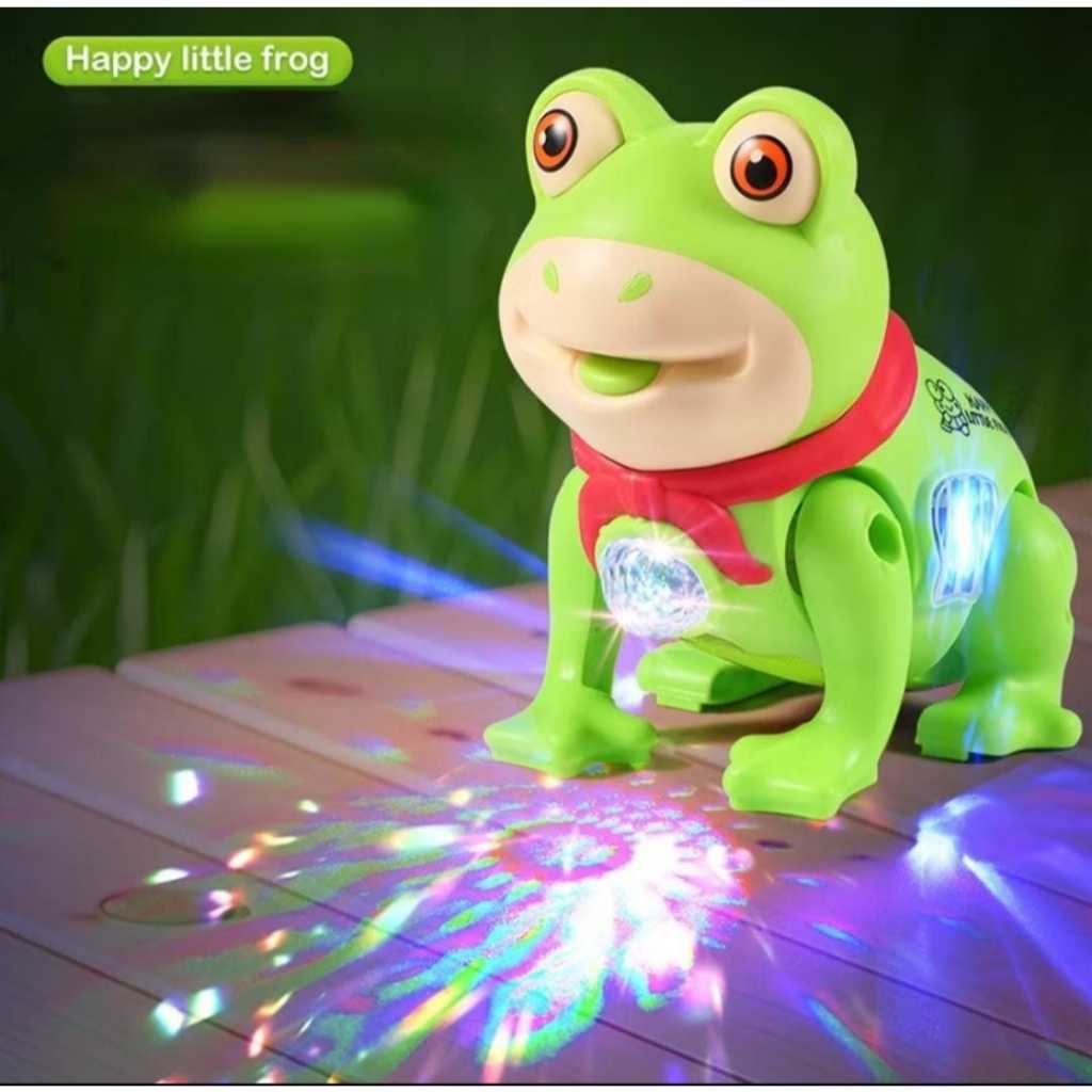 Brinquedo SAPO Fujão Elétrico Com Som Luz E Movimento Lançamento 2025 exclusivo Porco Fujão