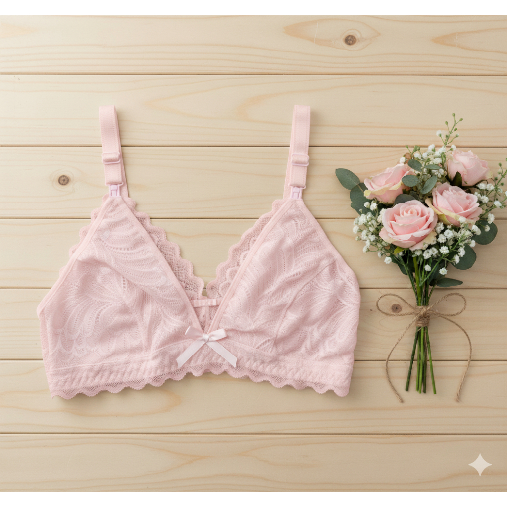 Sutiã de Amamentação Renda Alça Reforçada Abre Fácil Gestante Grávida. em Oferta na Shopee
