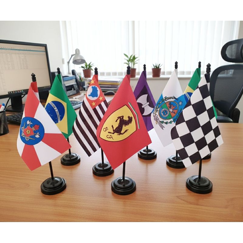 Bandeira enfeite de Mesa - kit Presente Profissões Curso Medicina administração enfermagem administração contabilidade — imagem 2 de 2
