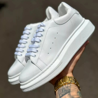 Tenis Snekar Casual Sola Alta 5cm Oversize Lançamento 2025 Branco White Black Atria Shoes em Oferta na Shopee