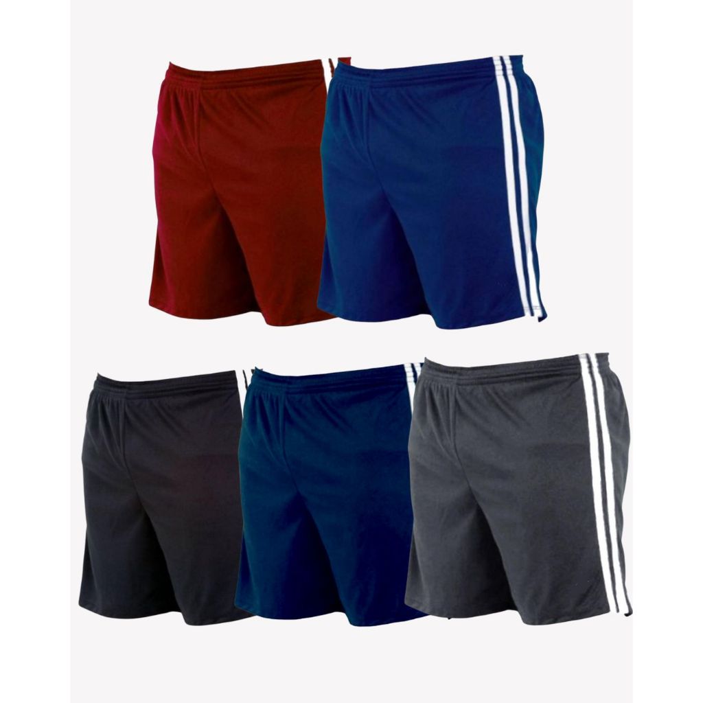 KIT 5 Short Calção Bermuda Masculina (MIXTO) - Futebol Corrida Academia Piscina Praia Casual Lazer