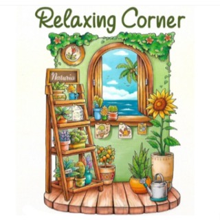 Relaxing Corner – Para Colorir em Oferta na Shopee