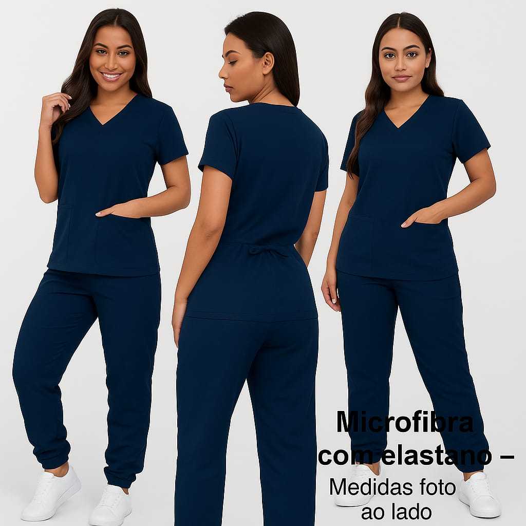Pijama Hospitalar Cirúrgico Scrub Feminino Acinturado Varias Cores Tamanhos
