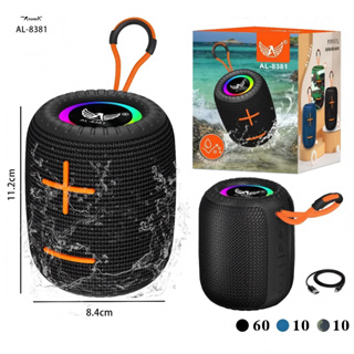 Caixa De Som Bluetooth Portátil Altomex AL-8381 Impermeável 110v/220v Alto-falante de 2 em Oferta na Shopee