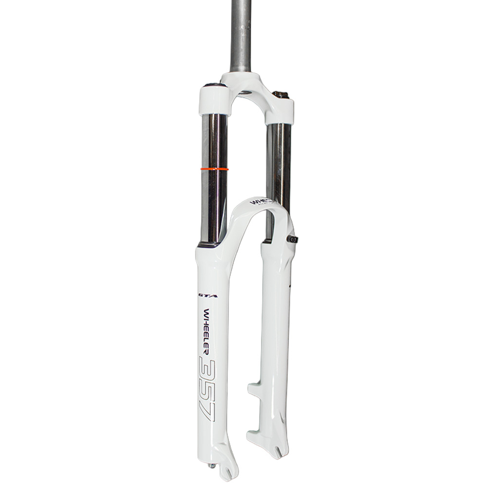 Garfo Suspensão Bicicleta Aro 26 Mtb Gta Wheeler Freeride 150mm Branco em Oferta na Shopee