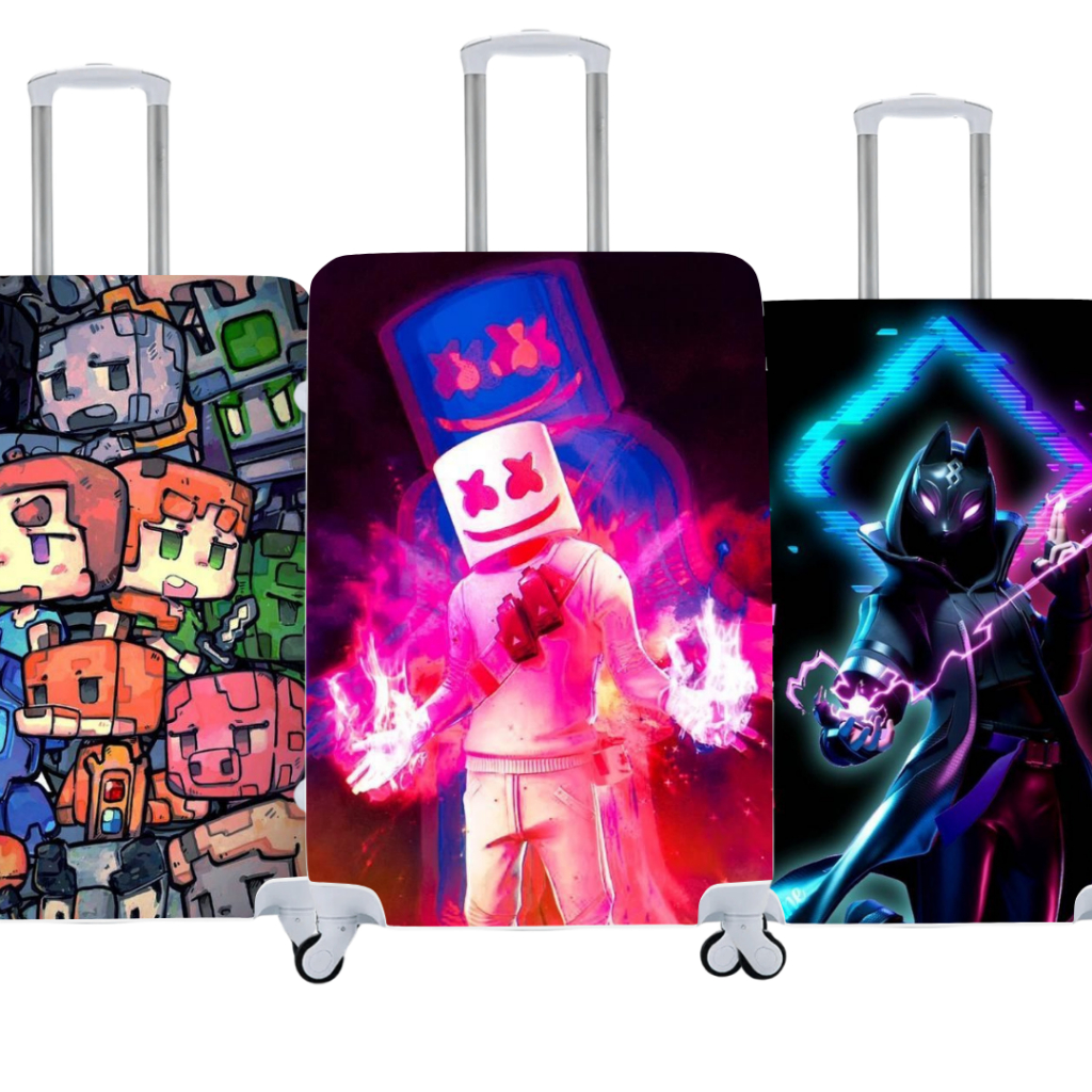 Capa De Mala Personalizada Jogos Viagens Bagagens
