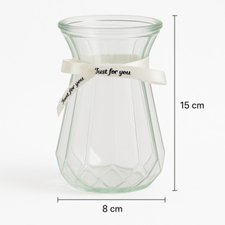 Kit 5 Mini Vaso de Vidro Geométrico 14cm Transparente Decoração Sala em Oferta na Shopee