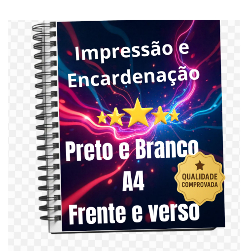 Impressão e Encadernação A4 DE 1000 A 5000 paginas em Preto e Branco, Frente e Verso  e ENVIO RÁPIDO em Oferta na Shopee
