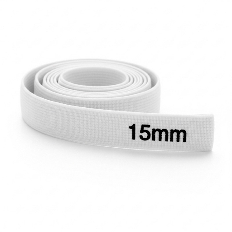 Elástico de embutir 15mm (Rolo c/ 25 metros) ENVIO IMEDIATO!! em Oferta na Shopee