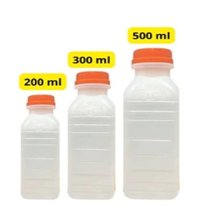 Garrafas Plásticas 200ML 300ml ou 500ml com Lacre em Oferta na Shopee