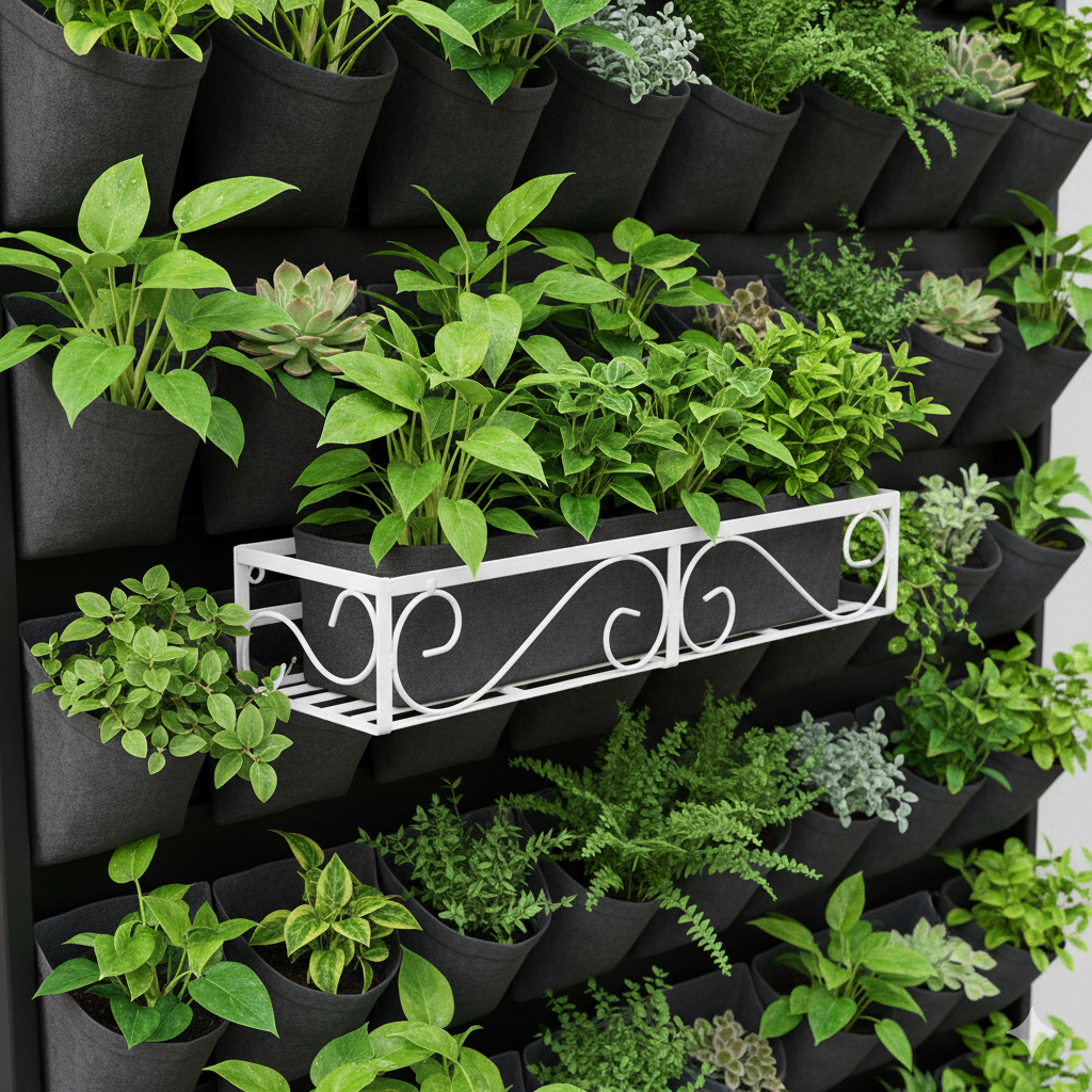 Floreira 40 Cm Suporte De ferro Para Plantas Jardineira Para Decoração