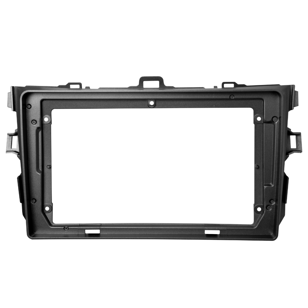 Moldura 9 Polegadas Toyota Corolla 2009 A 2014 Painel Multimídia 2din Cinza Alto  Acabamento em Oferta na Shopee