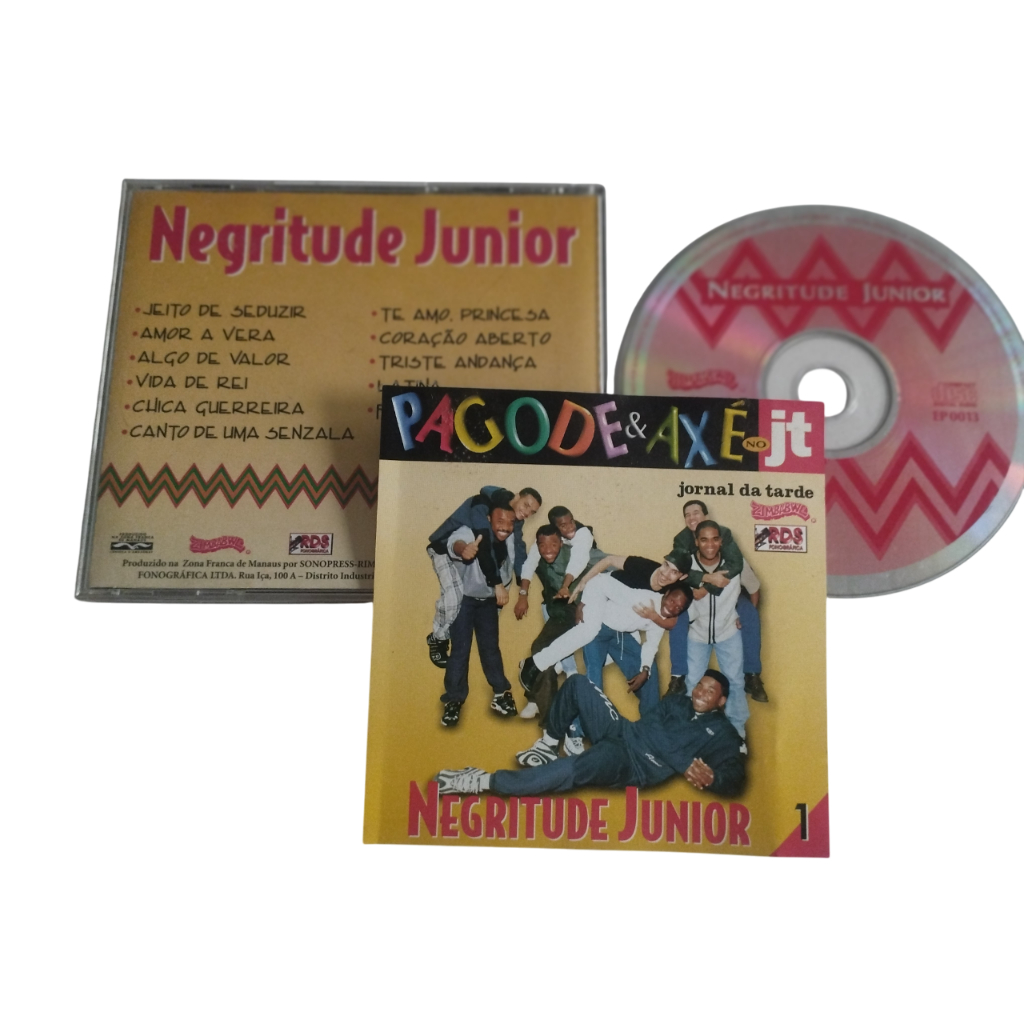 Cd - Negritude Junior - Pagode & Axé No JT