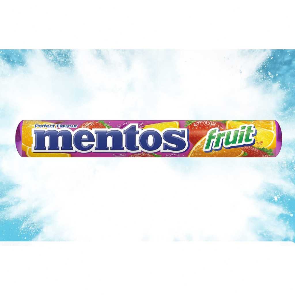 Mentos Frutas Bala Mastigável Perfetti Caixa com 472g 16 Unidades