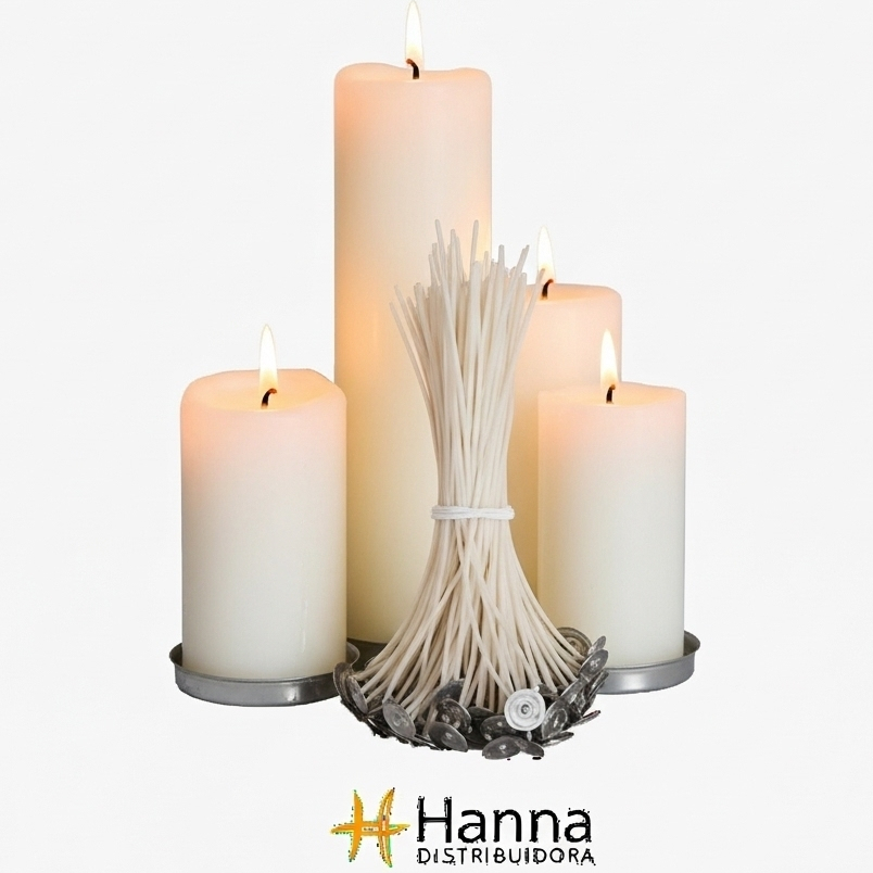 Pavio para Velas Artesanais 17cm com Ilhós – Kit 10/50/100 Peças – Entrega Imediata em Oferta na Shopee