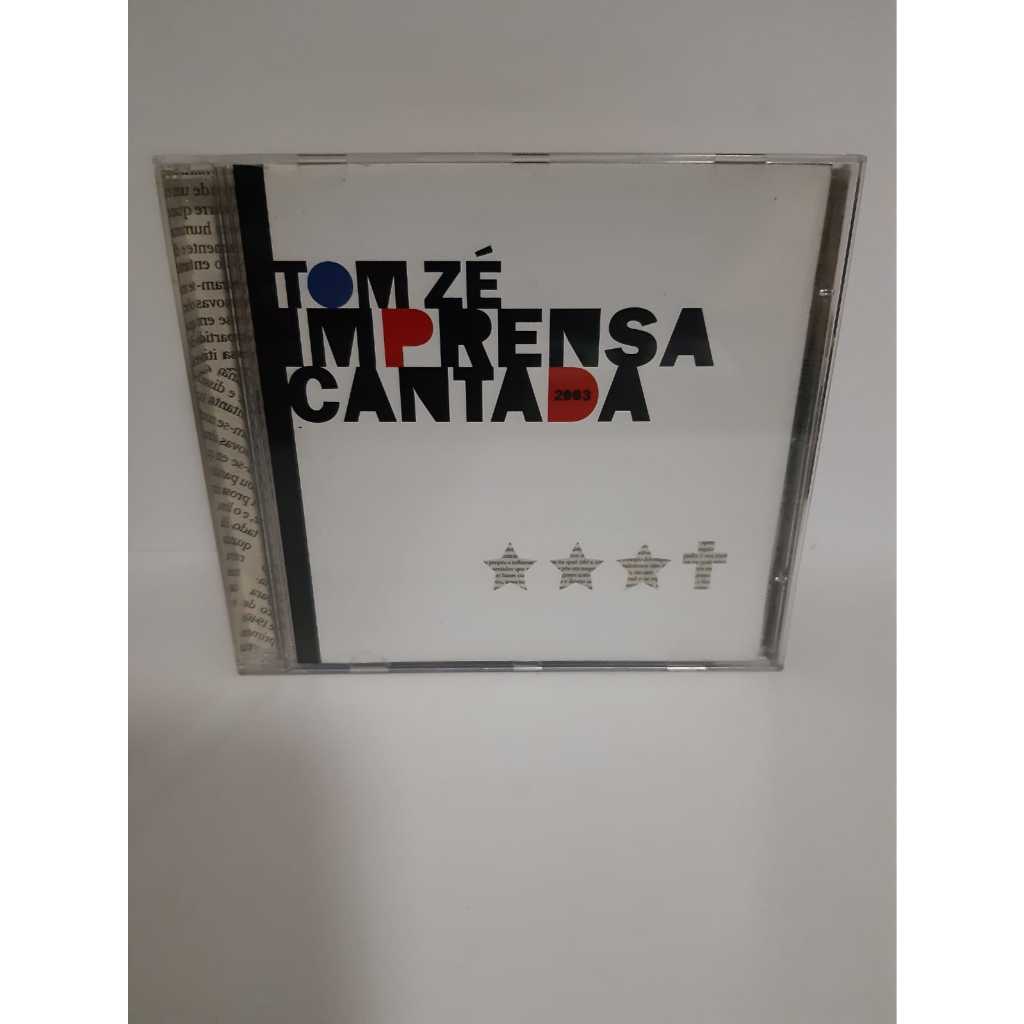 Cd Tom Zé - Imprensa Cantada - 2003 (ITEM DE COLECIONADOR)