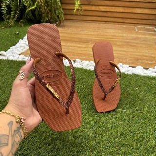 Sandália Chinelos Feminino Havanas Glitter Elegância e Sofisticação em Cada Detalhe Promoção 2025 em Oferta na Shopee