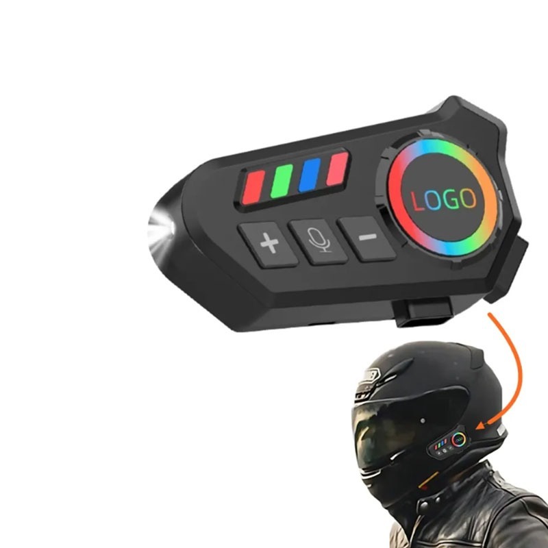 Fone de Ouvido de Capacete Moto Bluetooth Controle De Voz microfone para moto intercomunicador