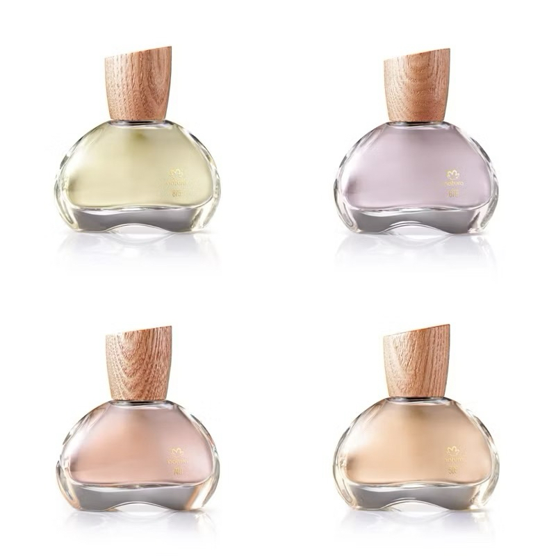 Alta Perfumaria Natura Eau de Parfum:505 Íris Priprioca,679 Ambrette Copaíba,740 Sândalo Breu Branco,875 Vetiver Capitiú
