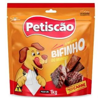 Petisco Bifinho Tablet Mastigável de Carne ou Frango 1kg - Petiscão em Oferta na Shopee