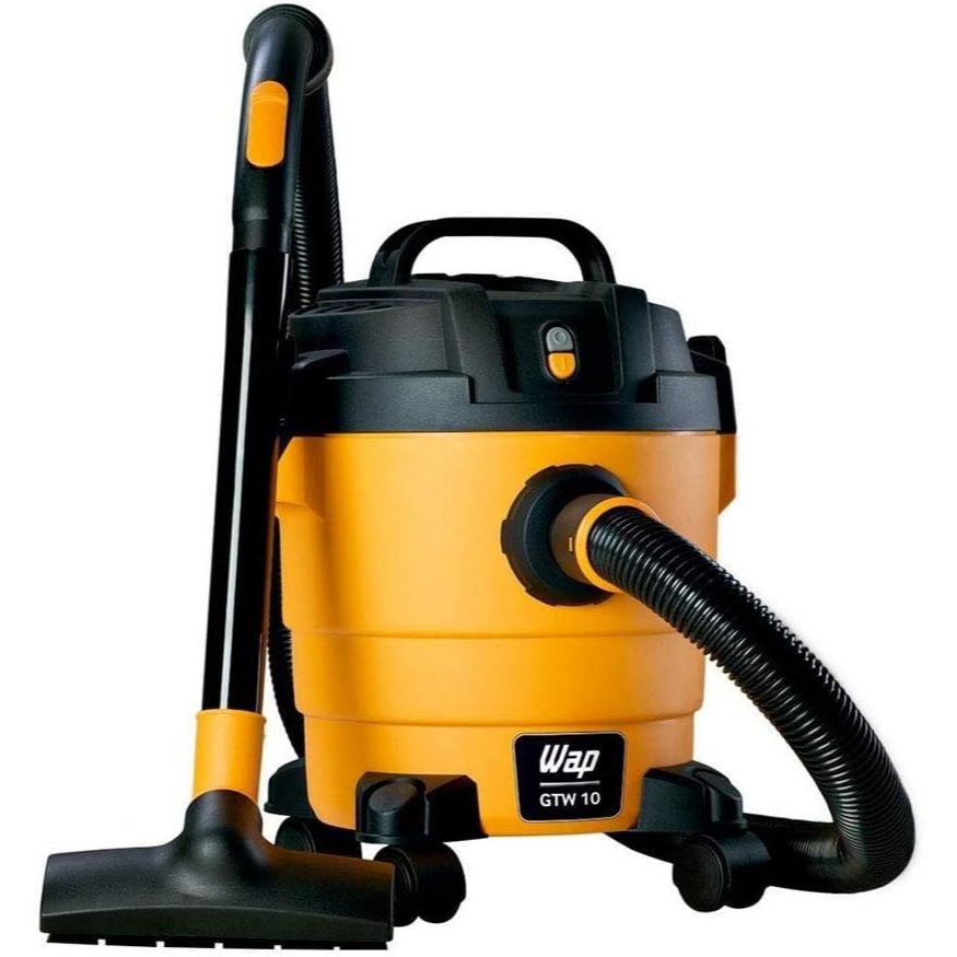 WAP Aspirador de Pó e Água GTW 10, Compacto, 10 Litros, com Mangueira de 1,5 Metros 1400W 127V