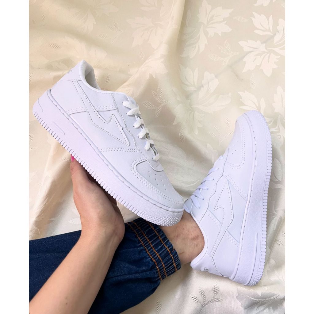 TÊNIS URBANO MASCULINO BRANCO SKATE MACIO 38 AO 43 em Oferta na Shopee