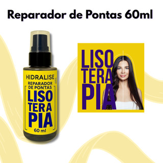 Oleo Reparador de Pontas Lisoterapia 60 ml Anti Frizz , Selador de Pontas e Brilho Capilar