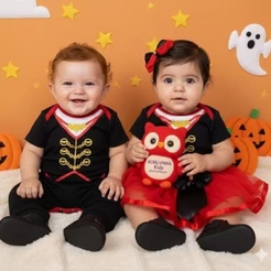 Body Bebê Temático Vampiro Drácula Fantasia Mesversário Ítens Opcionais