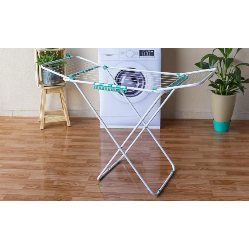 Varal De Chão NAPOLES Com Abas Reforçado Dobrável Aço Secalux 12kg