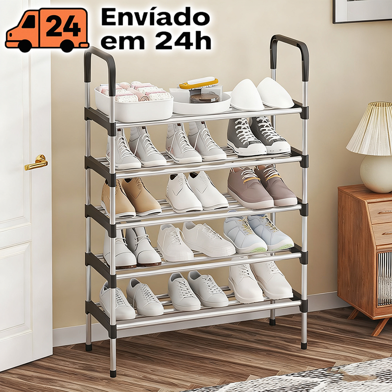 Sapateira Premium Multiuso Para Calçados 6-7 Andares Organizador Desmontável Organizador Quarto