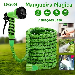 Mangueira Mágica 10M/20M Extensível Elástica Flexível 7 funções Jato Jardim Lavagem de Ca…