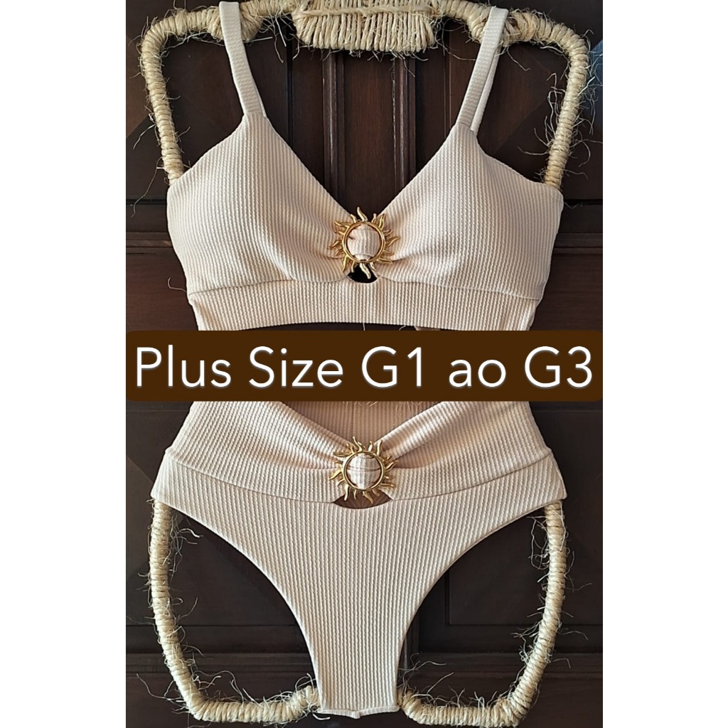 Conjunto de Biquíni Sol PLUS SIZE