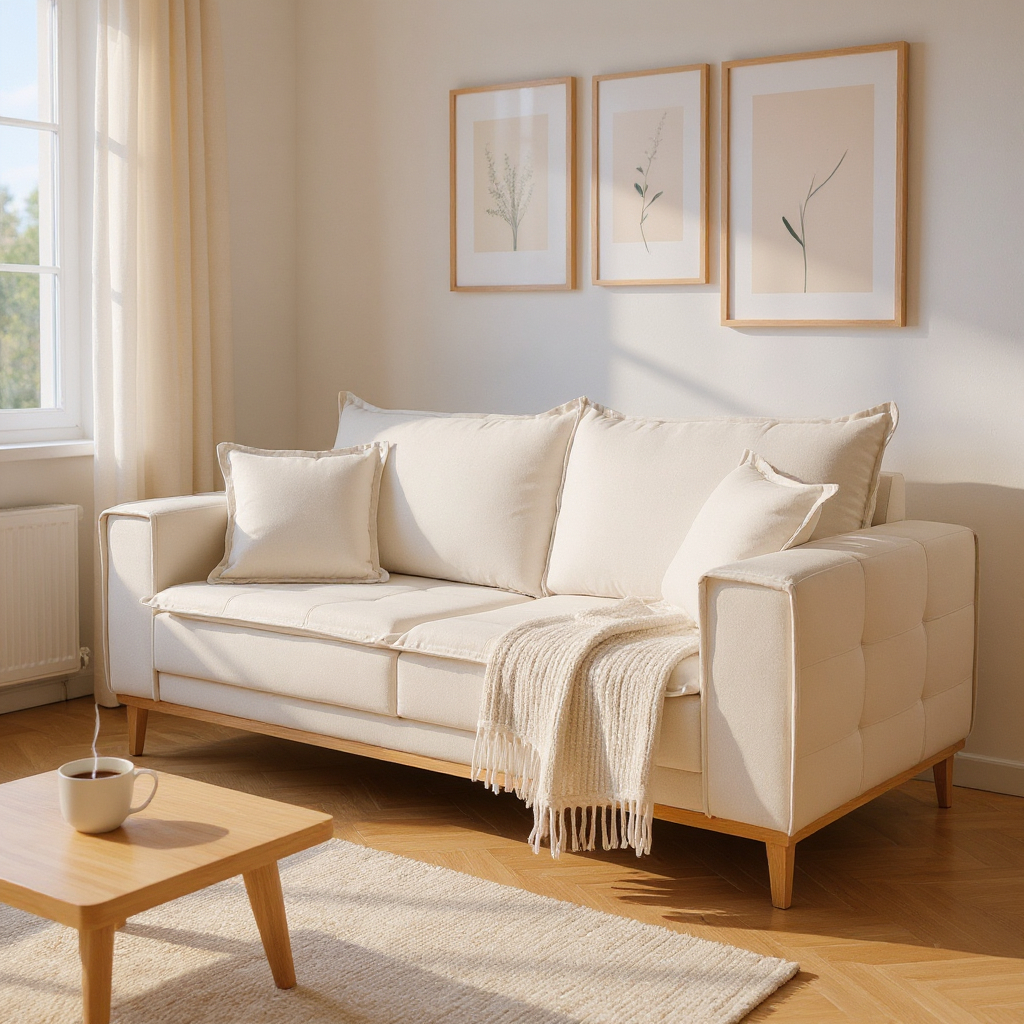 Sofá Fixo Orfeu 3 Lugares Luxo 1,80m Castellar Móbile em Oferta na Shopee