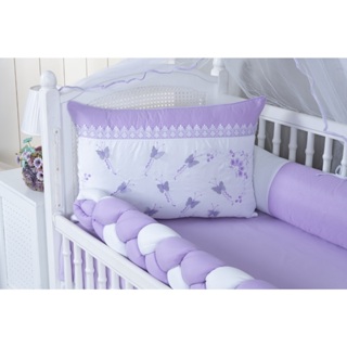 kit de berço americano borboleta floral modelo trança contendo 9 peças descritas no anuncio em Oferta na Shopee