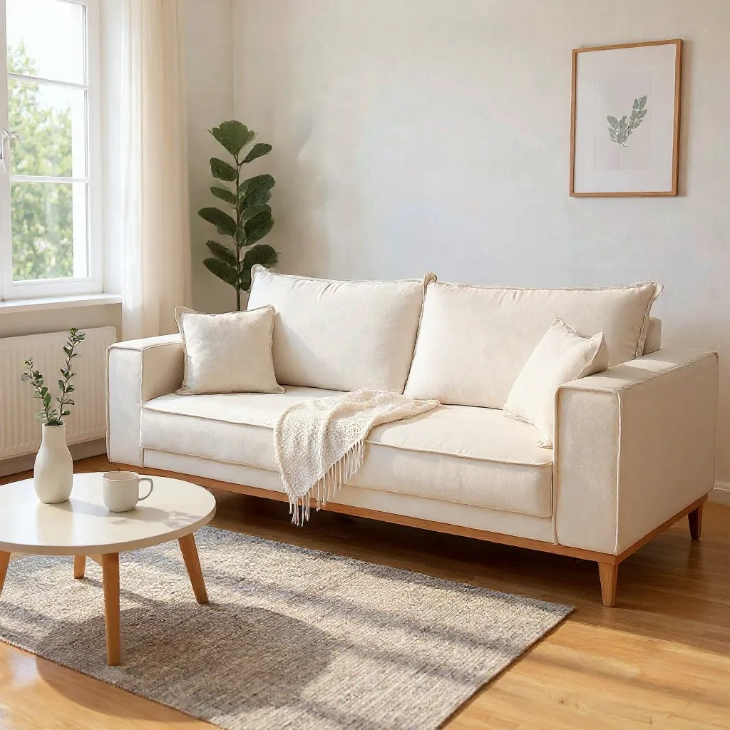 Sofá Fixo Aquiles 3 Lugares Luxo 1,80m Castellar Móbile em Oferta na Shopee