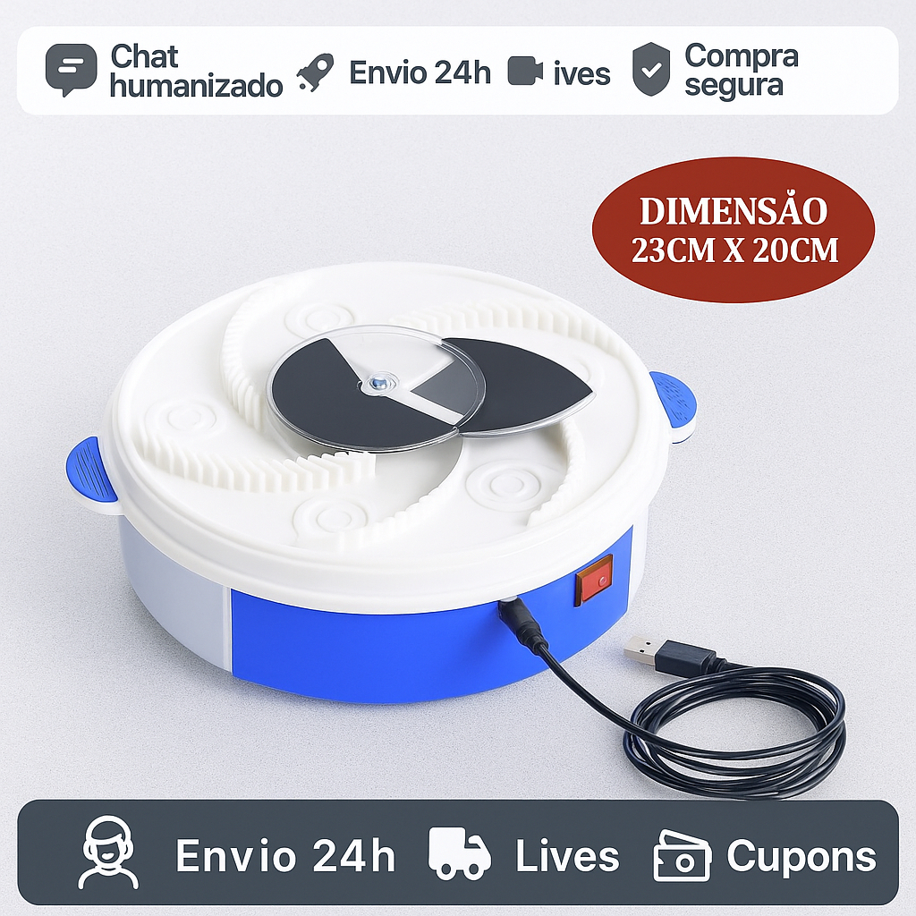 Armadilha Prende Mata Mosca Mosquito Usb - Lançamento