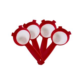 Kit Peneira de Plástico Mini 7 cm Vermelha 12 peças em Oferta na Shopee