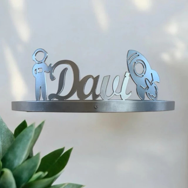 Dossel para Berço Personalizado com Nome (Não Acompanha Mosquiteiro)