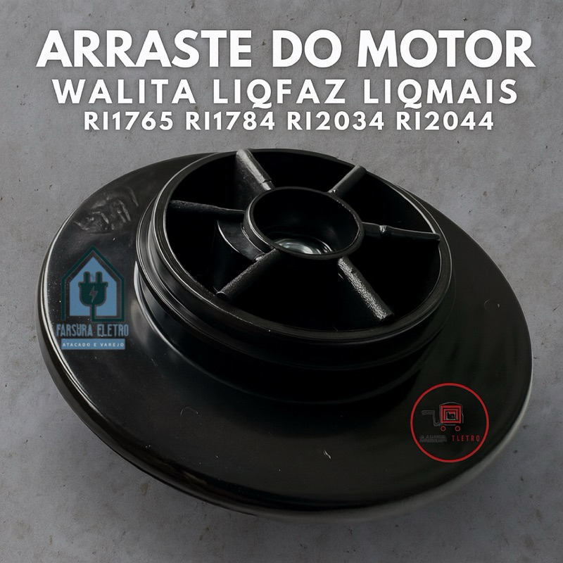 Arraste do Motor Liquidificador Philips Walita RI2081 Ri2054 Ri2044 Ri2034 Ri2030