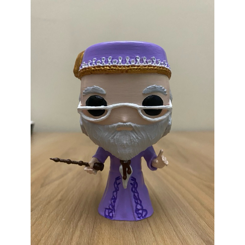 Boneco Colecionavel DUMBLEDORE HARRY POTTER Figura Decorativa Action Figure Impressao 3d