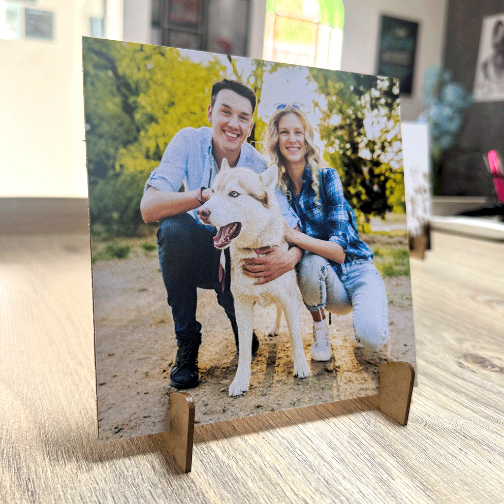 Quadros de Mesa Personalizados c/ Sua Foto - Família - Mães - Pais - Namorados - Pet - 1/2/3/4 und