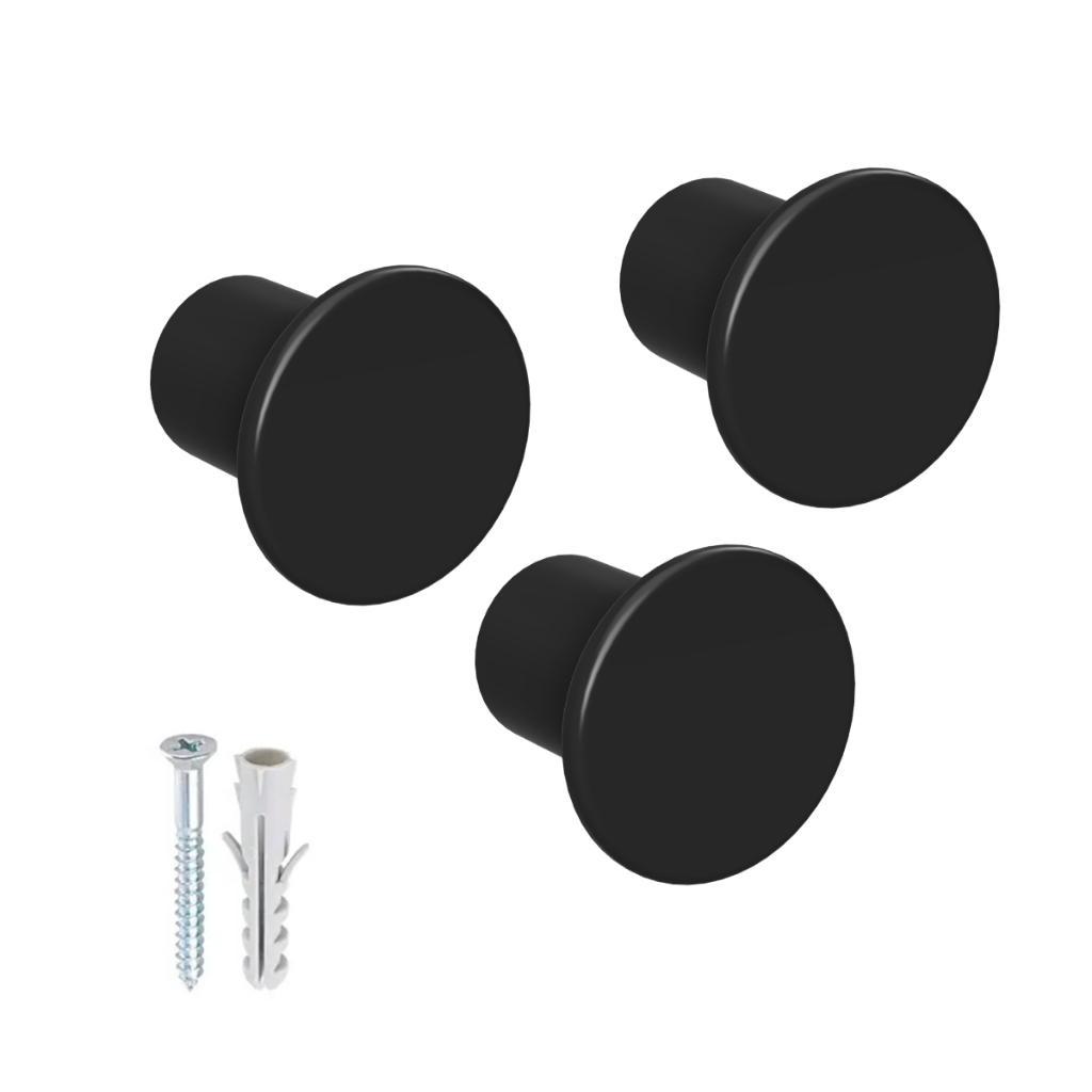 KIT 3 Pino Suporte para Parede Pendurador Espelho Adnet Bolsas Casacos Boné Roupas Decoração Casa