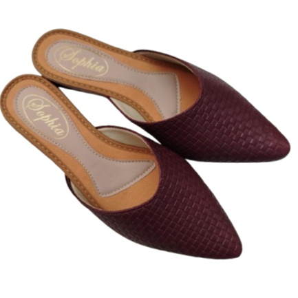 Sapatilha Mule Feminina Bico Fino Sintético Trisse.